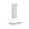 30 In. Convertible Stainless Steel Range Hood With White Matte Shell And Stainless Steel Handle