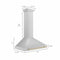 Autograph Edition 36 In. Convertible Stainless Steel Range Hood With Stainless Steel Shell And Polished Gold Accents