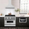 Autograph Edition 36 In. Convertible Stainless Steel Range Hood With Stainless Steel Shell And Matte Black Accents