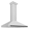 Autograph Edition 48 In. Convertible Stainless Steel Range Hood With Stainless Steel Shell And Matte Black Accents