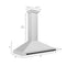 Autograph Edition 48 In. Convertible Stainless Steel Range Hood With Stainless Steel Shell And Matte Black Accents