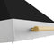 Autograph Edition 36 In. Convertible Stainless Steel Range Hood With Black Matte Shell And Polished Gold Handle