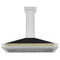 Autograph Edition 48 In. Convertible Stainless Steel Range Hood With Black Matte Shell And Champagne Bronze Handle