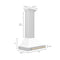 Autograph Edition 30 In. Convertible Stainless Steel Range Hood With White Matte Shell And Polished Gold Accents