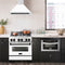 Autograph Edition 30 In. Convertible Stainless Steel Range Hood With White Matte Shell And Matte Black Accents