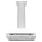 Autograph Edition 30 In. Convertible Stainless Steel Range Hood With White Matte Shell And Matte Black Accents
