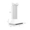 Autograph Edition 30 In. Convertible Stainless Steel Range Hood With White Matte Shell And Matte Black Accents