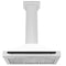 Autograph Edition 36 In. Convertible Stainless Steel Range Hood With White Matte Shell And Matte Black Accents