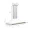 Autograph Edition 48 In. Convertible Stainless Steel Range Hood With White Matte Shell And Champagne Bronze Accents