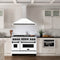 Autograph Edition 48 In. Convertible Stainless Steel Range Hood With White Matte Shell And Matte Black Accents