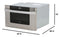 24 In. 1.2 Cu. Ft. 950w Easy Open Stainless Steel Microwave Drawer