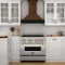ZLINE 30 in. Convertible Vent Wooden Wall Mount Range Hood in Antigua and Walnut (KBAR-30)