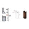 61" Wooden Chimney Extension for Ceilings up to 12.5 ft.