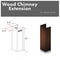 61" Wooden Chimney Extension for Ceilings up to 12.5 ft.