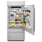 20.9 Cu. Ft. 36" Width Built-In Stainless Bottom Mount Refrigerator with Platinum Interior Design