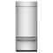 20.8 Cu. Ft. 36" Built-in Bottom Mount Refrigerator With Platinum Interior