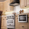 36 In. Convertible Vent Wooden Wall Mount Range Hood In Black