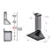 24 In. Convertible Vent Wall Mount Range Hood In Stainless Steel With Crown Molding