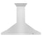30 In. Convertible Vent Wall Mount Range Hood In Stainless Steel With Crown Molding