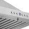 30 In. Convertible Vent Wall Mount Range Hood In Stainless Steel With Crown Molding