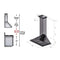 30 In. Convertible Vent Wall Mount Range Hood In Stainless Steel With Crown Molding