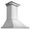 24 In. Crownsound™ Ducted Vent Wall Mount Range Hood In Stainless Steel With Built-in Bluetooth Speakers