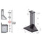 24 In. Crownsound™ Ducted Vent Wall Mount Range Hood In Stainless Steel With Built-in Bluetooth Speakers