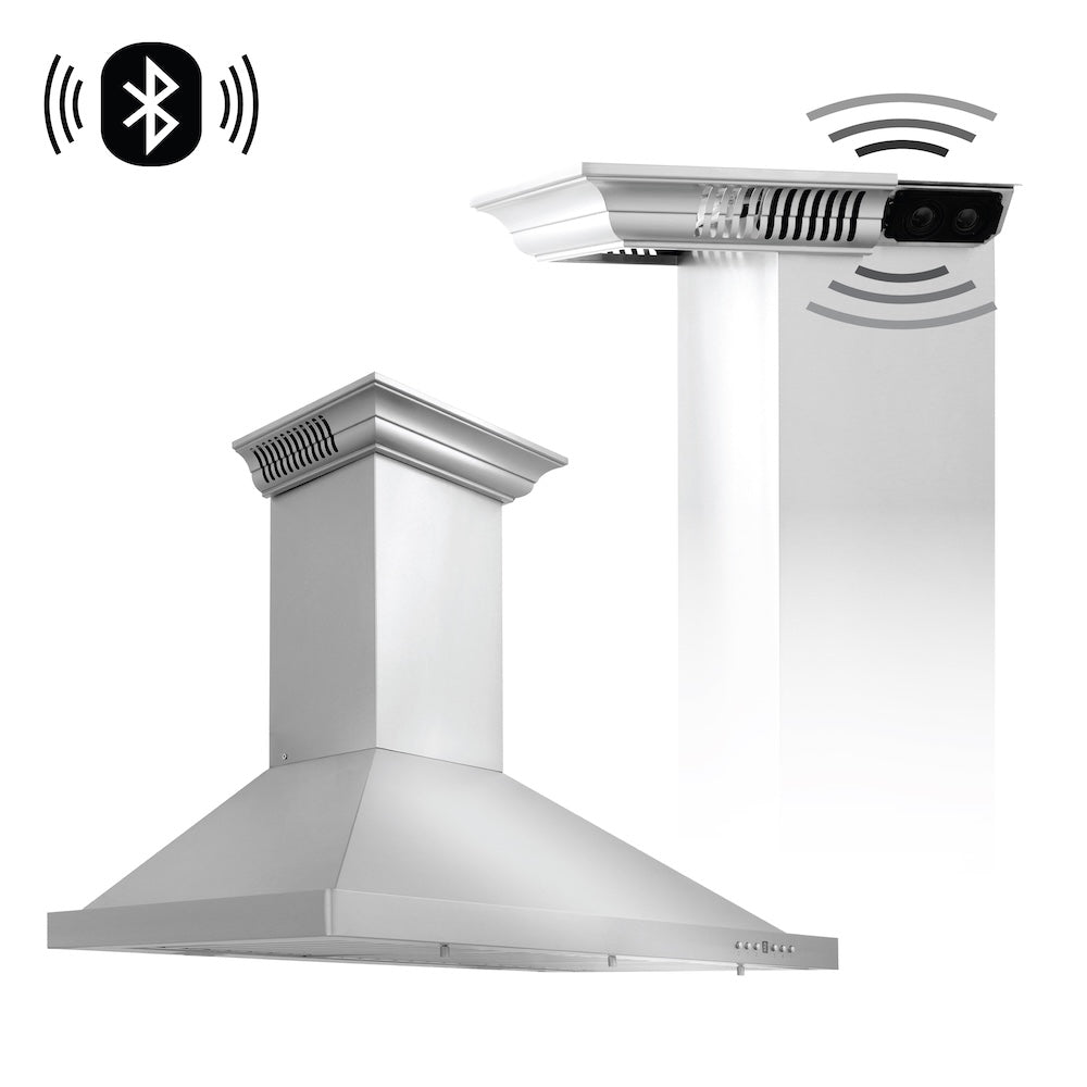 ZLINE KBCRNBT36 Crownsound Wall Mount Range Hood - Thumbnail 4