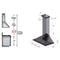 36 In. Crownsound™ Ducted Vent Wall Mount Range Hood In Stainless Steel With Built-in Bluetooth Speakers