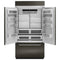 24.2 Cu. Ft. 42" Width Built-in Stainless French Door Refrigerator With Platinum Interior Design