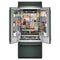 20.8 Cu. Ft. 36" Built-in French Door Bottom Mount Refrigerator With Platinum Interior