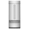 20.8 Cu. Ft. 36" Built-in French Door Bottom Mount Refrigerator With Platinum Interior