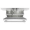 20.8 Cu. Ft. 36" Built-in French Door Bottom Mount Refrigerator With Platinum Interior