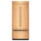 20.8 Cu. Ft. 36" Built-In Panel-Ready French Door Bottom Mount Refrigerator with Platinum Interior