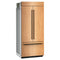 20.8 Cu. Ft. 36" Built-In Panel-Ready French Door Bottom Mount Refrigerator with Platinum Interior