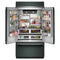 24.2 Cu. Ft. 42" Built-in French Door Bottom Mount Refrigerator With Platinum Interior