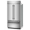 24.2 Cu. Ft. 42" Built-in French Door Bottom Mount Refrigerator With Platinum Interior