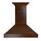 30" Ducted Wooden Wall Mount Range Hood with Remote Motor