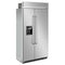 25.1 Cu. Ft. 42" Built-In Side-by-Side Refrigerator with Ice and Water Dispenser