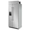 20.8 Cu. Ft. 36" Built-In Side-by-Side Refrigerator with Ice and Water Dispenser
