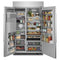 29.4 Cu. Ft. 48" Built-In Side-by-Side Refrigerator with Ice and Water Dispenser
