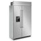 29.4 Cu. Ft. 48" Built-In Side-by-Side Refrigerator with Ice and Water Dispenser