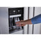 29.4 Cu. Ft. 48" Built-In Side-by-Side Refrigerator with Ice and Water Dispenser