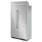 25.5 Cu Ft. 42" Built-In Side-by-Side Refrigerator with PrintShield™ Finish