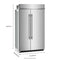 48" Built-in Side-by-side Refrigerator With Platinum Interior