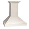 30 In. Ducted Wooden Wall Mount Range Hood In Cottage White
