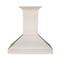 30 In. Ducted Wooden Wall Mount Range Hood In Cottage White