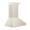 30 In. Ducted Wooden Wall Mount Range Hood In Cottage White