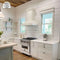 36 In. Ducted Wooden Wall Mount Range Hood In Cottage White