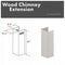 61" Wooden Chimney Extension for Ceilings up to 12.5 ft.